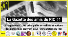La Gazette des Amis du RIC #1 est enfin sortie ! by AKINA