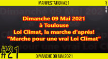 ✊  MANIFESTATION #21 📣  Marche pour une vraie loi climat 📌 Toulouse 👤 JL Ametller 📆 09-05-2021 by AKINA
