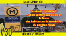 ✊  MANIFESTATION #30 📣  Actions contre l'expulsion de La Grave. 📌 Toulouse 👤 JL Ametller 📆 21-05-2021 by AKINA