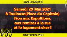 ✊  MANIFESTATION #33 📣 Non aux expulsions, aux remises à la rue et le logement cher ! 📌 Toulouse 👤 JL Ametller 📆 […] by AKINA