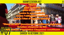 ✊  MANIFESTATION #67 📣 Acte 14 : Contre Pass + Votation MCP + Palestine + Sourd 📌 Toulouse 👤 JL Ametller 📆 16-10-202 by AKINA