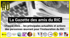 🎉 LANCEMENT : Abonnez-vous à La Gazette des amis du RIC ! 🗣 Akina by AKINA