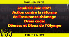 ✊ MANIFESTATION #35 📣 Contre la réforme de l'assurance chômage 📌 Toulouse 👤 JL Ametller 📆 03-06-2021 by AKINA