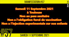 ✊  MANIFESTATION #57 📣  Marche pour la Liberté Vaccinale & Contre le Pass-Sanitaire 📌 Toulouse 👤 JL Ametller 📆 […] by AKINA